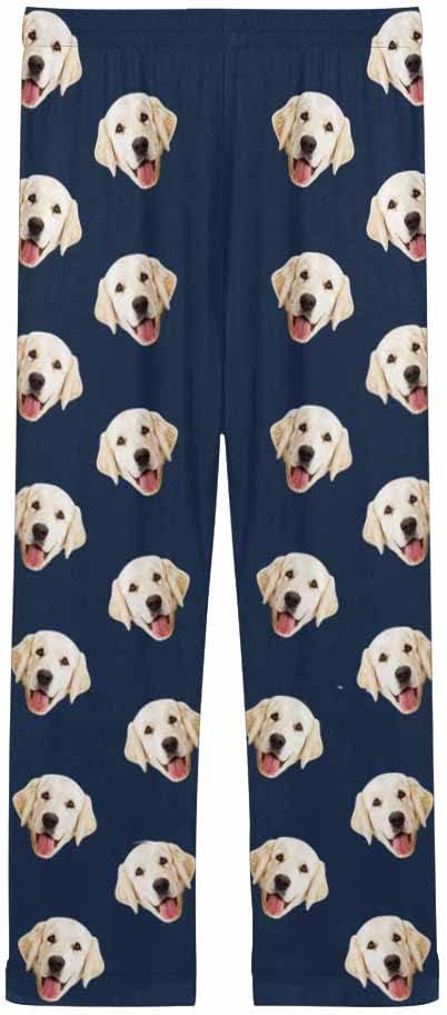 Custom Face Pajamas Pants Personalized Sleepwear Bottoms for Women XS-XXL