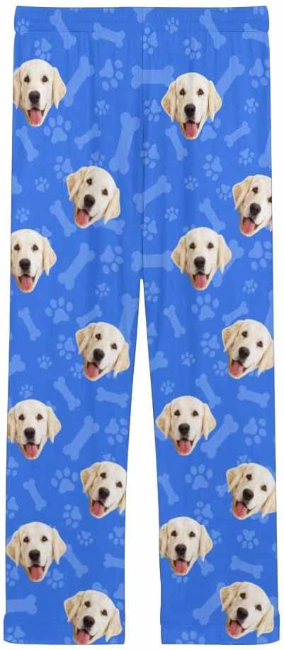 Custom Face Pajamas Pants Personalized Sleepwear Bottoms for Women XS-XXL