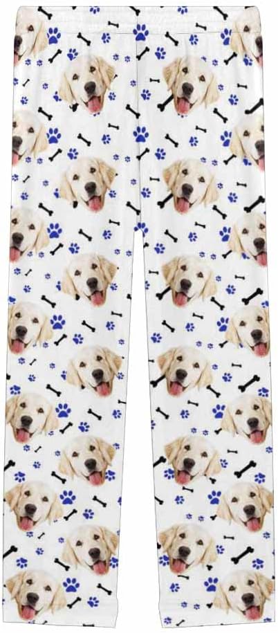 Custom Face Pajamas Pants Personalized Sleepwear Bottoms for Women XS-XXL