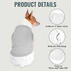 Custom Dog Clothes Shirts for Small Large Dogs Breathable Pet Shirt Customized Image Text Sleeveless Tank Tops for Puppy Cats Customize Pets Apparel Gifts, Gray, 3XL
