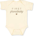 COUPLEHOODIES Personalized Baby Onesie Bodysuit – Custom Embroidery Gift for Pregnancy Reveal Baby Shower or First Grandchild