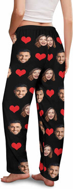 Customized Face Pajama Custom Pajama Pants with Photo for Women Mom