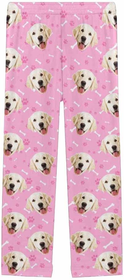 Custom Face Pajamas Pants Personalized Sleepwear Bottoms for Women XS-XXL