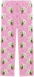 Custom Face Pajamas Pants Personalized Sleepwear Bottoms for Women XS-XXL
