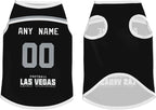 Las Vegas Custom Pet Jersey Dog Clothes Jersey Various Sizes Customized Any Name & Number for Small & Middle and Big Dogs