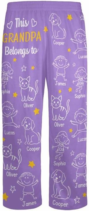 Personalized Face Pajama Pants for Men Women Custom Photo Printed Pajamas Bottoms Trousers Gift for Christmas Birthday