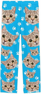 FunStudio Personalized Pajama Pants for Women Custom Photo Face Printed Pajama Bottoms with Pockets