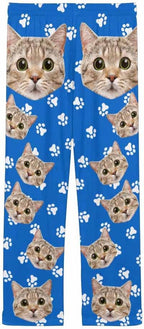 FunStudio Personalized Pajama Pants for Women Custom Photo Face Printed Pajama Bottoms with Pockets