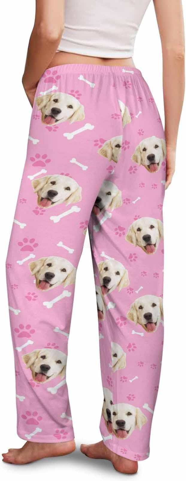 Customized Face Pajama Custom Pajama Pants with Photo for Women Mom