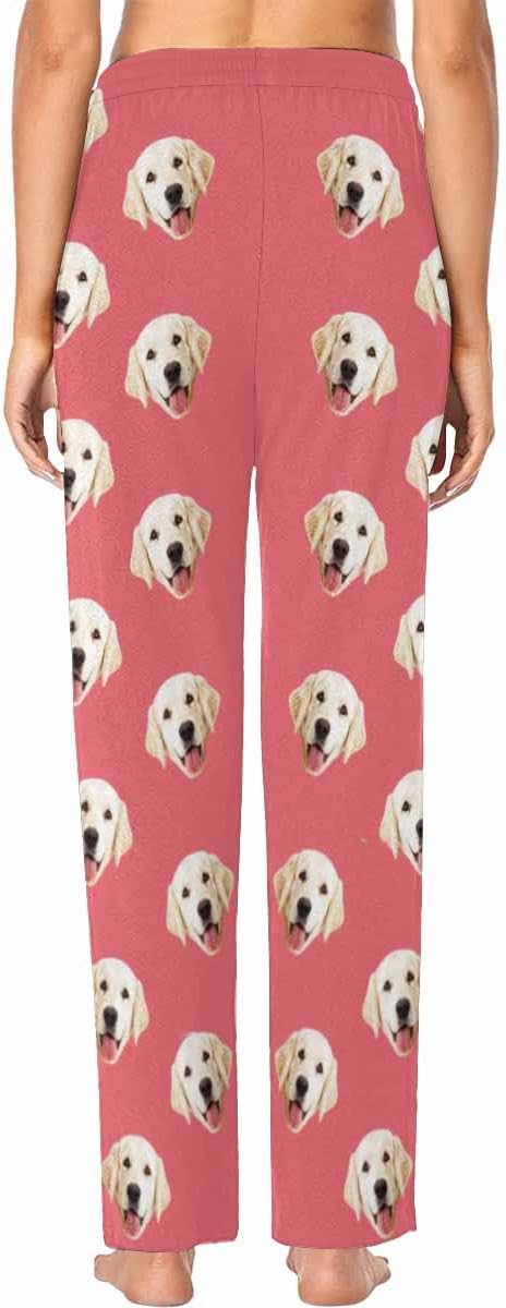 Custom Face Pajamas Pants Personalized Sleepwear Bottoms for Women XS-XXL