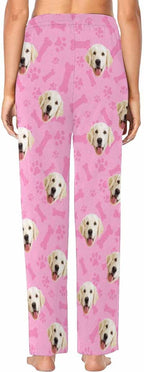 Custom Face Pajamas Pants Personalized Sleepwear Bottoms for Women XS-XXL