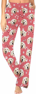 Custom Face Pajamas Pants Personalized Nightwear Bottoms for Women XS-XXL
