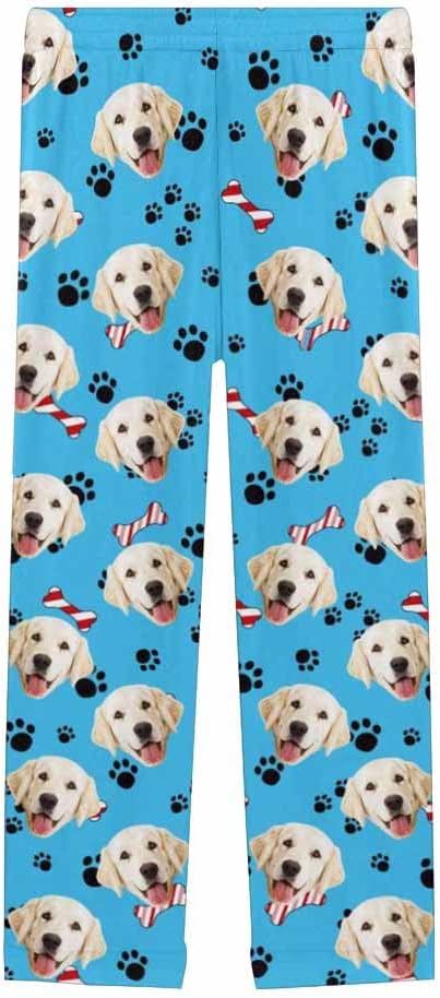 Custom Face Pajamas Pants Personalized Nightwear Bottoms for Women XS-XXL