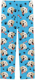 Custom Face Pajamas Pants Personalized Nightwear Bottoms for Women XS-XXL