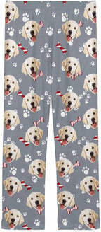 Custom Face Pajamas Pants Personalized Nightwear Bottoms for Women XS-XXL