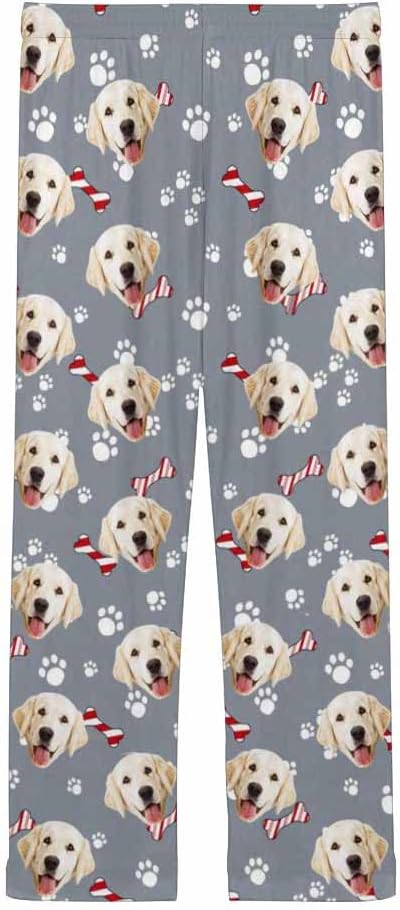 Custom Face Pajamas Pants Personalized Nightwear Bottoms for Women XS-XXL