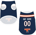 Denver Dog Clothes Jersey Pet Jersey Customized Any Name & Number S-5XL for Small Middle and Big Dogs