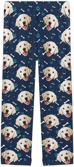 Custom Face Pajamas Pants Personalized Sleepwear Bottoms for Women XS-XXL