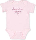 COUPLEHOODIES Personalized Baby Onesie Bodysuit – Custom Embroidery Gift for Pregnancy Reveal Baby Shower or First Grandchild