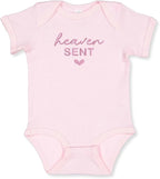 COUPLEHOODIES Personalized Baby Onesie Bodysuit – Custom Embroidery Gift for Pregnancy Reveal Baby Shower or First Grandchild