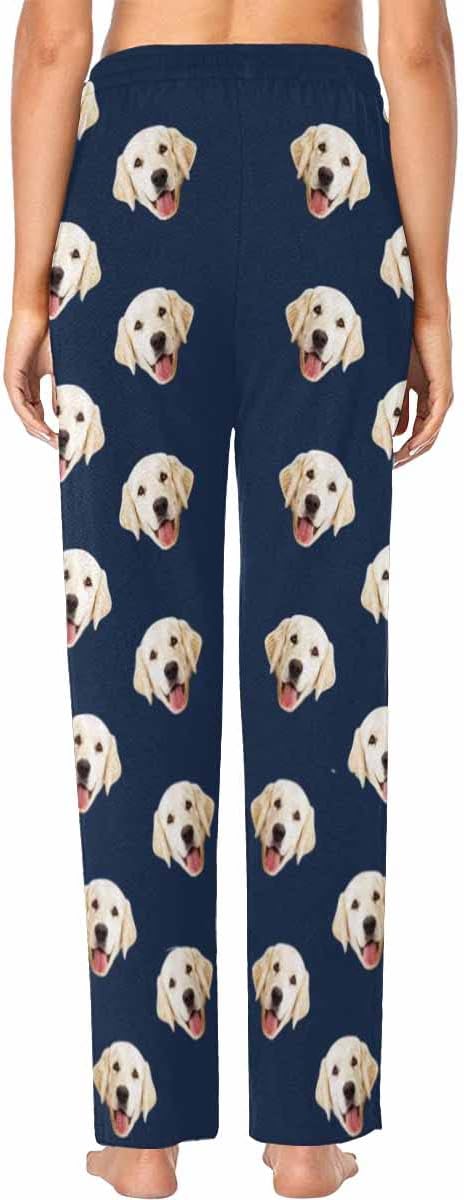 Custom Face Pajamas Pants Personalized Sleepwear Bottoms for Women XS-XXL