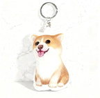 Cute Dog Plush Keychain, Adorable Animal Doll Pendant for Keys Backpack Purse, Custom Photo Memory Pillow - Personalized Pet & Loved One Pillow with Your Picture