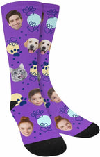 Artsadd Custom Pajamas for Women Men Family, Personalized Face Pjs Pajama Pants, Funny Pet Photo Loungewear Sleepwear Jammies