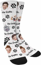 Artsadd Custom Pajamas for Women Men Family, Personalized Face Pjs Pajama Pants, Funny Pet Photo Loungewear Sleepwear Jammies