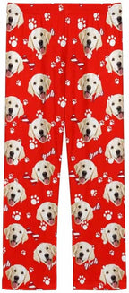Custom Face Pajamas Pants Personalized Nightwear Bottoms for Women XS-XXL