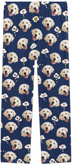 Custom Face Pajamas Pants Personalized Sleepwear Bottoms for Women XS-XXL