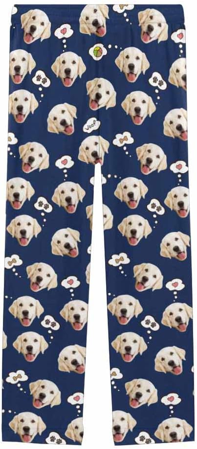 Custom Face Pajamas Pants Personalized Sleepwear Bottoms for Women XS-XXL