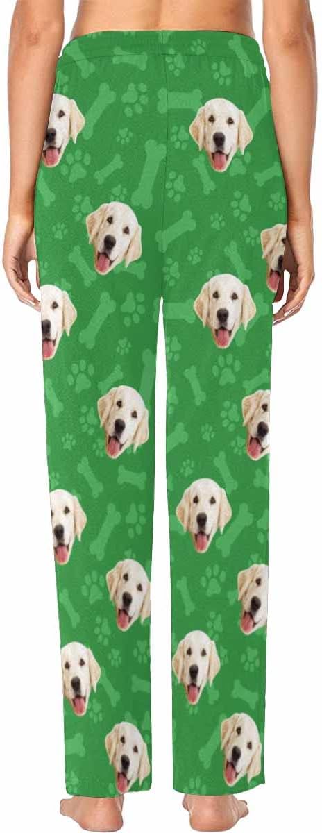 Custom Face Pajamas Pants Personalized Sleepwear Bottoms for Women XS-XXL