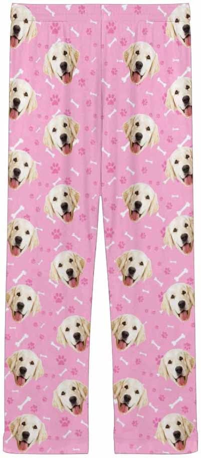 Custom Face Pajamas Pants Personalized Sleepwear Bottoms for Women XS-XXL