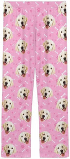 Custom Face Pajamas Pants Personalized Sleepwear Bottoms for Women XS-XXL