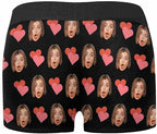 M YESCUSTOM Custom Faces Funny Short Briefs Gift for Husband Underwear