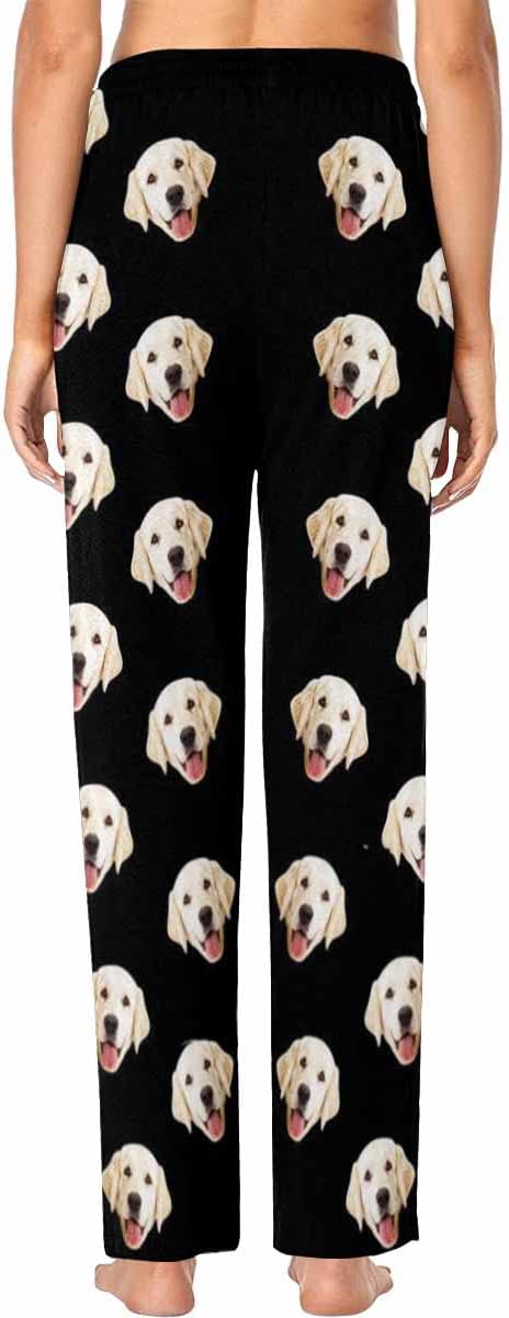 Custom Face Pajamas Pants Personalized Sleepwear Bottoms for Women XS-XXL