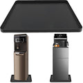 Water Cooler Mat,24x16x0.8 inches Non-Slip Silicone Pet Mat with Raised Edge,Multipurpose Leakproof Drip Tray Kitchen and Appliance Floor Protector Mat for Home Appliances（Black）