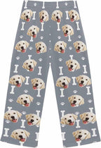 Custom Face Pajamas Pants Personalized Nightwear Bottoms for Women XS-XXL