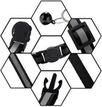2 Pack Breakaway Cat Collars with Bells, Reflective Design and Claw Print Design, Safety Buckle, Adjustable 7.5-12.5 Inches for Kittens & Cats (Black)