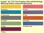 LupinePet Eco 1/2" Granite Cat Safety Collar with Bell , 8-12"