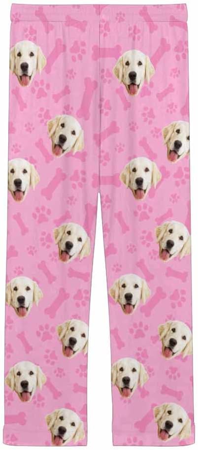 Custom Face Pajamas Pants Personalized Sleepwear Bottoms for Women XS-XXL