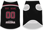 Arizona Custom Pet Jersey Dog Clothes Jersey Various Sizes Customized Any Name & Number for Small & Middle and Big Dogs