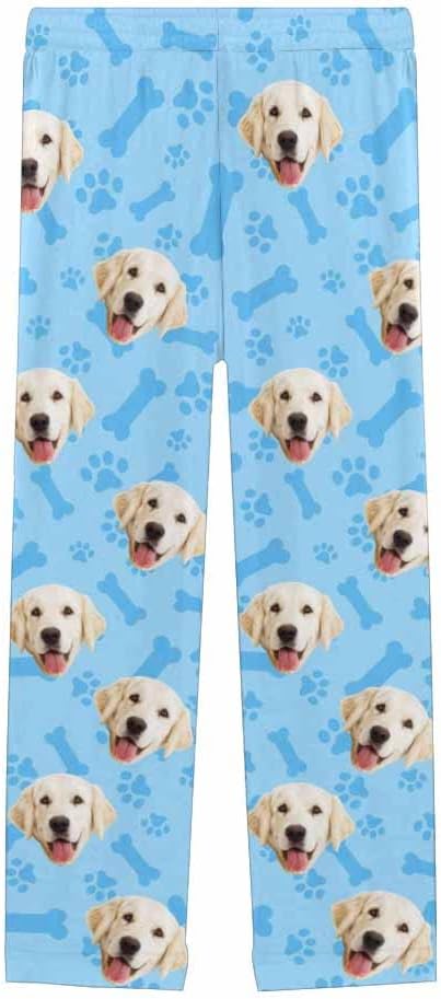 Custom Face Pajamas Pants Personalized Sleepwear Bottoms for Women XS-XXL