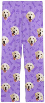 Custom Face Pajamas Pants Personalized Sleepwear Bottoms for Women XS-XXL