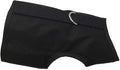 Kitty Holster Cat Harness – Secure Cat Harness for Walking, Soft Cotton Cat Accessories, Comfortable Fit, Strong Hook-and-Loop Closure, Made in USA – Black, M/L