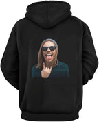 Artsadd Custom Face Unisex athletic Pockets Sweatshirt Loose Hoodie Custom Christmas Long Sleeve Sweatshirt Hooded Pullover