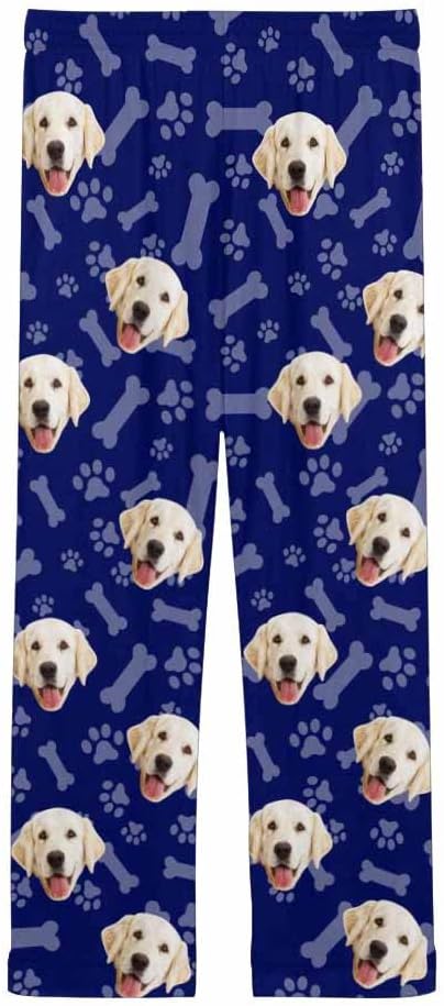 Custom Face Pajamas Pants Personalized Sleepwear Bottoms for Women XS-XXL