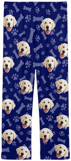 Custom Face Pajamas Pants Personalized Sleepwear Bottoms for Women XS-XXL