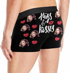 M YESCUSTOM Custom Faces Funny Short Briefs Gift for Husband Underwear