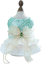 Fashion Sweet Puppy Dog Blingbling Princess Skirt Pet Dog Lace Cake Camisole Tutu Dress D-Green L